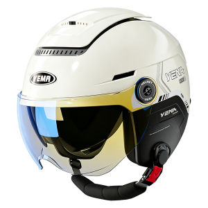 YEMA | Open Face Helmet For Men and Women Four Seasons 3C Certification