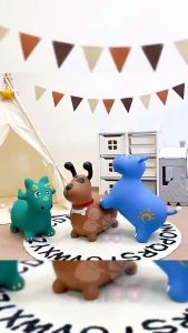 Thú Nhún kèm bơm cho bé UMOO chất liệu cao su cao cấp không độc hại an toàn cho bé - Mom and Home