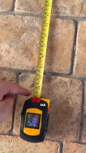KEELAT 60M Laser Distance Meter 3 in 1 Laser Measure 5M Tape Measure Cross Laser Level with Area Volume Calculation