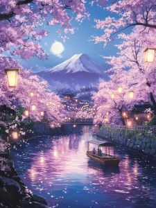 500 1000 1200 2000pcs Jigsaw Puzzle Mountain Landscape Tree River Moon Night Scene For Adults Unique Gift Family Fun