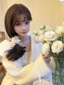 Soft Wind White Hooded Loose Casual Mink Velvet Open Cardigan Sweater Womens Autumn Winter New Style High Sensation Woolen Knitwear