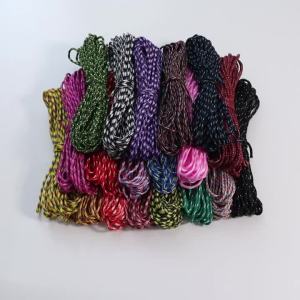 10Yards 2mm Color Multi-functional Hand-woven Rope for DIY Backpack Phone Lanyard Craft Climbing Camping Accessories Wholesale
