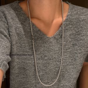 CAFFTI | Long Double Ring Pearl High-end Lightweight Luxury Double Layered Necklace
