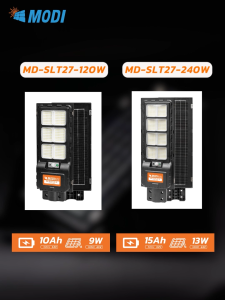 MODI Solar light for home Lampu solar 12 hours waterproof outdoor IP65 1 years Warranty Solar street light Lamp daylight for for Parking Lot Auto On/Off