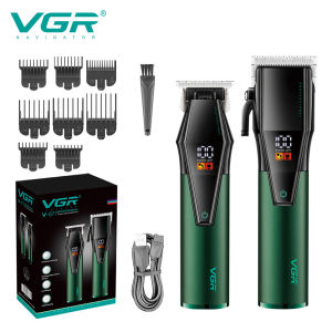 VGR | VGR 677 Hair Trimmer Professional Hair Clipper Set Electric Hair Cutting Machine Rechargeable Barber Electric Trimmer for Men