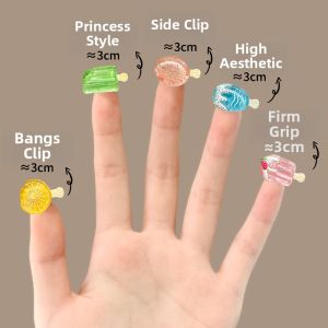 NING ZHOU | Cute Mini Ice Cream Clip Childrens Hair Accessory