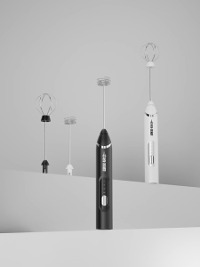 MHW-3BOMBER Powerful Milk Frother Foam Machine Stainless Steel Electric Milk Beater Egg Foam Portable Milk Mixer