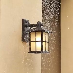 Phube Lighting Outdoor Wall Lantern Exterior Waterproof Wall Sconce Light Fixture Black Anti-Rust Mount Light with Clear Glass E27 Base Wall Lamp