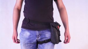 Multifunctional Reflective Waterproof Motorcycle motor outdoor handbag waist pouch saddle belt bag led bag