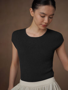 hacikis | Cool Feeling Comfortable Merino Knit Slim Top