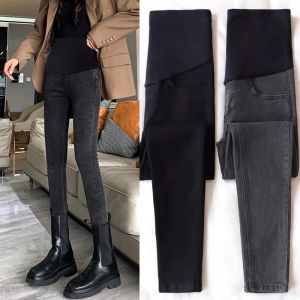 Quần Jeans Denim Lót Lông Cừu Cho Mẹ Thoải Mái Cho Mùa Thu Đông Quần Dài Cho Mùa Xuân Quần Dài Thường Ngày Cho Mùa Xuân Thu