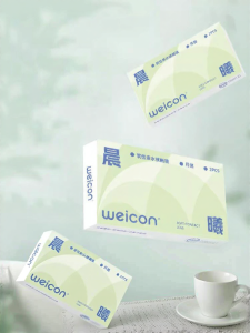 weicon | Comfortable Oxygen-Transmissive Monthly Disposable Contact Lenses 6 Pieces