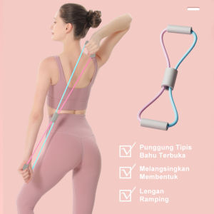 Resistance Band /Tali Yoga Elastis Fitness/Alat Olah Raga Untuk Di Rumah/Alat Olahraga