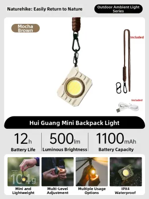 NatureHike | Ultra-bright Headlamp with Detachable Clip and Warning Light for Outdoor Activities