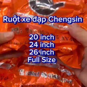 [HCM] Ruột xe đạp săm CHENGSHIN 26-27x1.3/8 - 20-24-26x1.5/1.75/1.95/2.125 AV32-48mm van xe máy