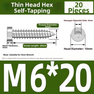 Yi Se Dian Zi | Multi-Head Type 304 Stainless Steel Self-Tapping Screws