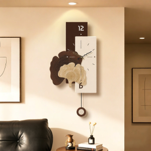 ZEDUO | Creative Silent Clock 2026 New Ginkgo Leaf Vintage Style