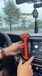 Búa thoát hiểm ô tô đa năng phá kính khẩn cấp - KM50