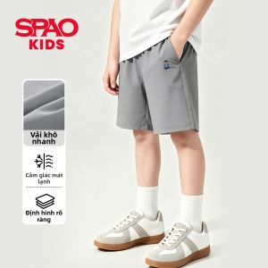 spao | Quần Short Nam Chất Liệu Nhẹ Khô Nhanh