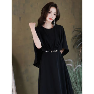 ALIANLI | Luxury Banquet Evening Dress Black Performance Ready
