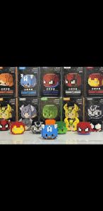 Mainan Nano Bricks Block Superhero The Avengers EGG brick Balok Susun Damo Egg Mini Karakter Kartu