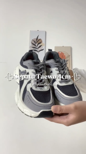 MFI Taewo "Free Box" Sepatu Wanita Sneakers Running White List Gray And Red Sport Shoes Casual Kuliah Olahraga Kerja Putih Biru Dan High Quality