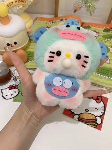 DIY Boneka Mewah Gantungan Kunci/Boneka Mewah Rajutan Dapat Meniup Gelembung/DIY Stitch Boneka Hadiah Ulang Tahun