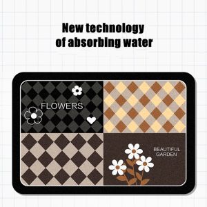 Nhà bếp và cả hai phòng Thảm lót sàn thảm thảm thấm hút