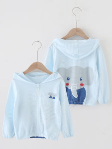 Áo Khoác Ngoài Chống Nắng Cho Trẻ Em Cotton Vải Bông Áo Khoác Có Mũ Trùm Đầu Mỏng Nguyên Chất Cotton Vải Bông Em Bé Quần Áo Da Quần Áo Trẻ Em Mùa Hè Áo Sơ Mi Điều Hòa Không Khí Cho Bé Trai