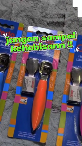 PENGHALUS TUMIT KAKI/Pisau Silet Kerokan Pembersih Kapalan Kulit Mati/Pedicure CREDO SOLINGEN +REFIL