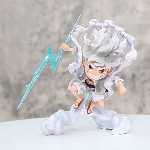 Mô Hình One Piece Luffy Nika Gear 5 Thỏ Siêu Dễ Thương Cao 23cm Full Box Mô Hình Cao Cấp Decor Bộ Sưu Tập Nhân Vật