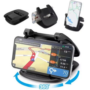 3pcs Car Mount Dash Non-Slip Holder / 360° Rotating Dashboard Non-slip Mat Rubber Mount Holder / Car Adhesive GPS Navigation Phone Stand / Universal Clip Mount Stand for Cell Phone