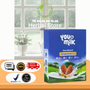 YOU & MILK DIABALANCE Susu Almond Sehat Untuk Mengatasi Masalah Diabetes Menjaga Kadar Gula Darah Tetap Stabil Meningkatkan Kesehatan Tubuh