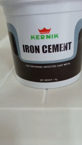 KERNIK Iron Cement ซีเมนต์เหล็ก ปะซ่อมผิวชิ้นงาน อุดรูพรุนหรือตามด 1kg.
