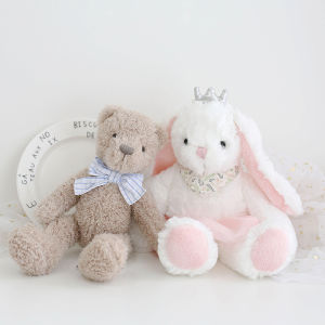 Super Soft Rabbit Doll Baby Soft Plush Toys For Children Bunny Teddy Bear Sleeping Mate Stuffed &Plush Animal Baby Toys For Infants