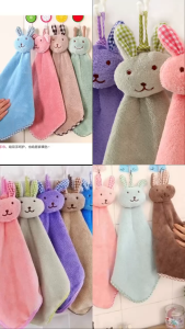 Serbet Lap Gantung Handuk / Lap Tangan Kitchen Towel Kelinci Lucu / KAIN LAP TANGAN DAPUR POLOS DAN MOTIF / HANDUK TANGAN GANTUNG SERBAGUNA BAHAN HALUS