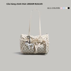 URCDN RDALVO | Túi Xách Dung Lượng Lớn Nhẹ Chấm Bi