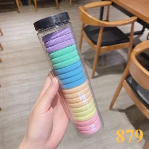 (Ready Stock 现货) Korean Style Simple 20PCS in One Can High Elastic Hair Band Rubber Band 韩版简约20根罐装高弹力发圈发绳