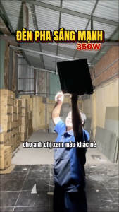 Đèn Pha Chống Chói Năng Lượng Mặt Trời 150W 350W Thiết Kế Vỏ Nhôm Đúc Nguyên Khối Chắc Chắn