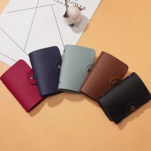 Đơn Giản Nhỏ 24 Khe Cắm Thẻ Tinh Tế Đựng Thẻ Ví Đựng Tiền Xu Nhẹ Mỏng Thẻ Ngân Hàng Thẻ Tín Dụng Túi Bảo Quản - BEAU4