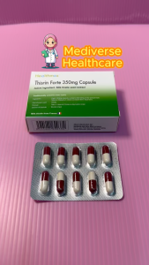 (GT Healthcare) Thisrin Forte 350mg 30s Milk Thistle  Capsule Liver Tonic Hati Thirsin Healthmax silymarin