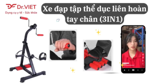 Xe đạp tập thể dục liên hoàn tay chân ( 3IN1) TD001P-6B