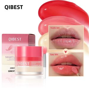 Mặt Nạ Dưỡng Ẩm Môi QIBEST Chăm Sóc Ban Đêm Dưỡng Ẩm Môi Làm Mờ Nếp Nhăn Giảm Viêm Môi Kích Thước Đầy Đủ 22g Sản Phẩm Chăm Sóc Môi