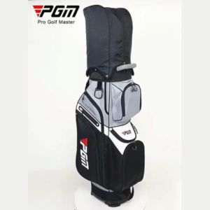 กระเป๋ากอล์ฟ PGM สีเทาดำ วัสดุ PU กันน้ำ (QB134) Golf Bag PGM สามารถใช้งานได้ทั้งชายและหญิง