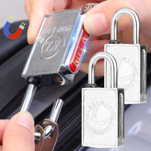 Smart Alloy Magnetic Padlock / Enhanced Anti-Pry Structure Lock for WarehouseGateDoor Security / Anti-rust Lock Without Keyhole Lock Padlocks