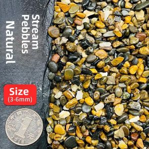 MONLEYTA | Natural Stream Stone Turtle Tank Decoration Bottom Sand Special Large Block Fish Tank Landscape Stones Manleyta H0601175407