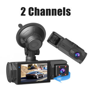 Dash Came For Cars 3 Channels 32G FHD1080P Driving Recorder Car DVR Night Vision Loop Recording G-sensor Front & Rear Dash Cam