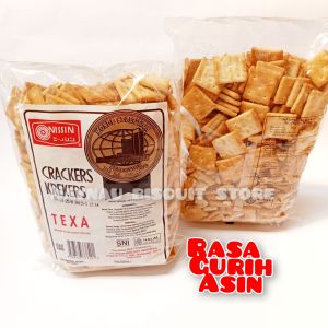 BISCUIT NISSIN TEXA 300 gram - kue kering kemasan rasa gurih asin