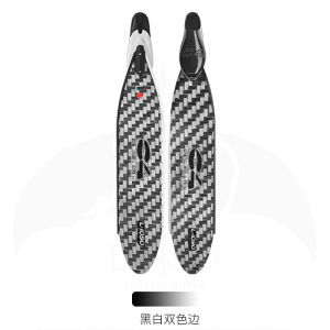 Professional Pure Carbon Fiber Free Diving Fins C4 SIDERAL Long Ultralight Scuba Diving Footwear Italian Brand Dive Gear