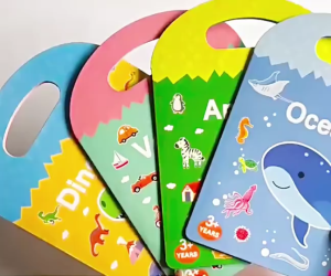 WDS Buku Stiker Anak Reusable Sticker DIY Bag Style Activity Book Mainan Edukasi Anak BS02